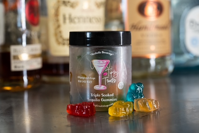 Triple Soaked Tequila Gummies jar